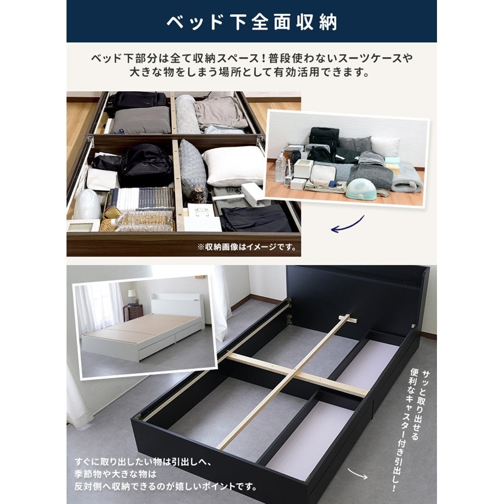 RUES【ルース】 組立の不安を最初から無くすベッド シングルサイズ