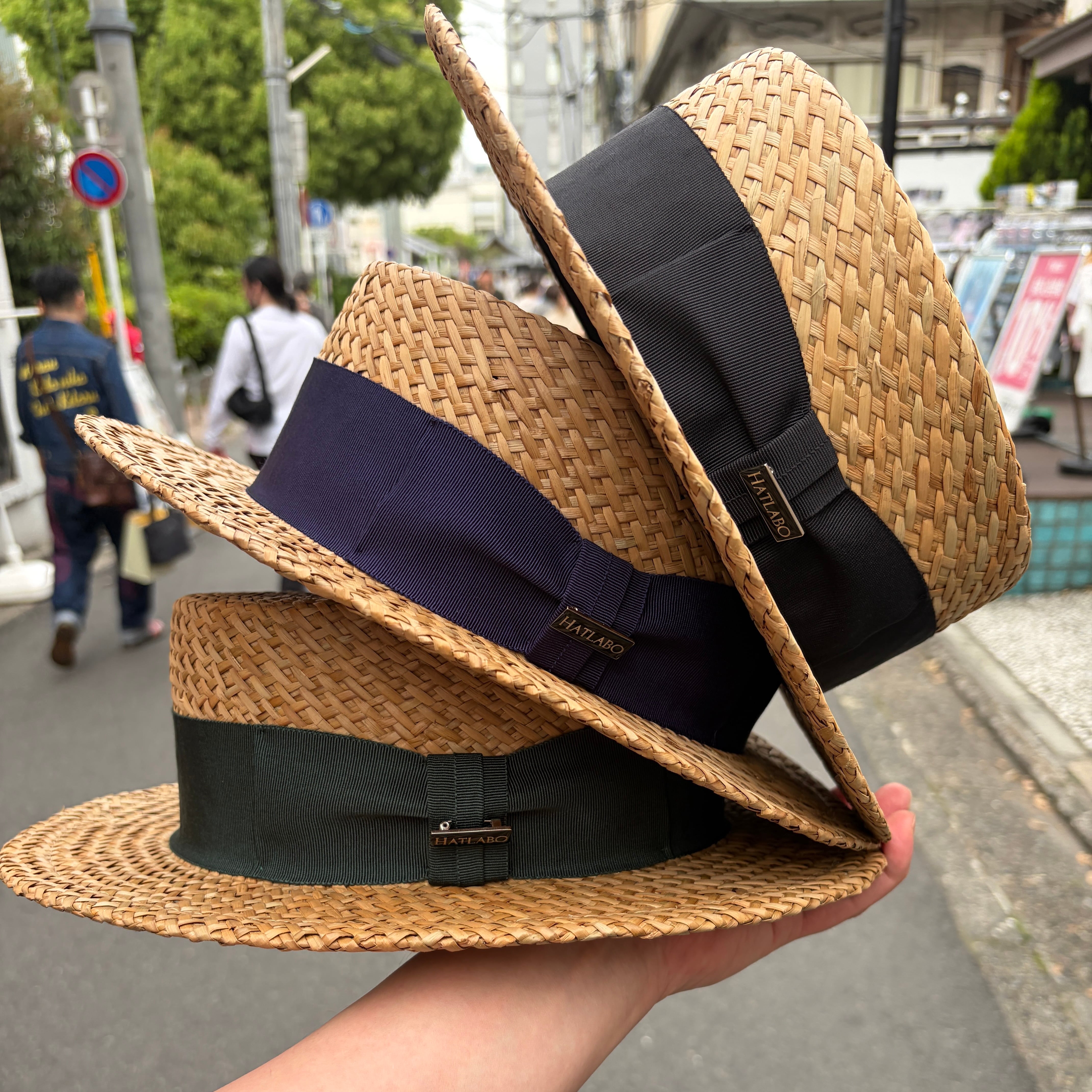 HATLABOのカンカン帽 「屋台」2026 ガマ草/日本製 | HATLABO