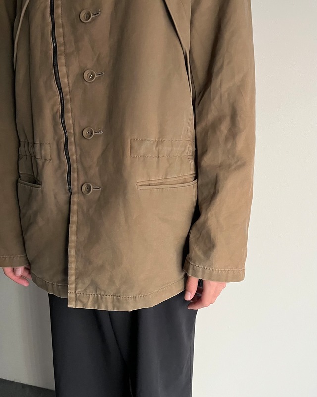 【ato】cotton moleskin double riders jacket