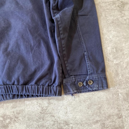 90-00s Polo by Ralph Lauren ネイビー コットンツイル スイングトップ 無地 タイ製 XL jacket 詳細写真15