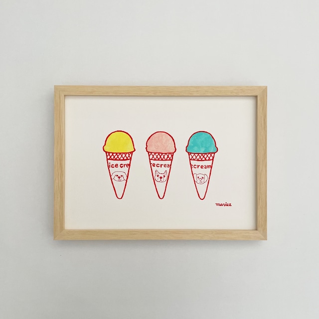 原画「Happy icecream」