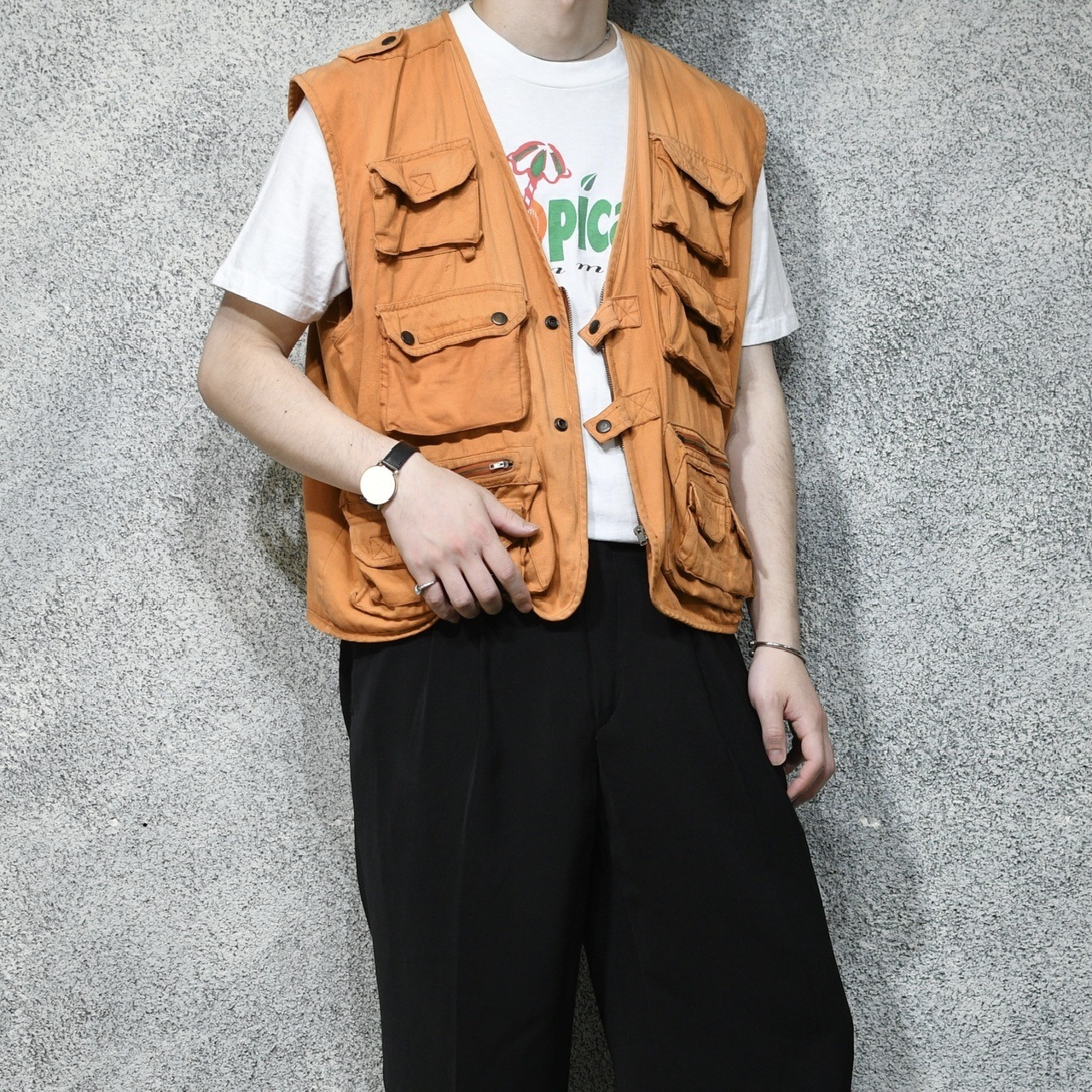 fade boro design vest