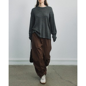 multi border oversize knit    101667
