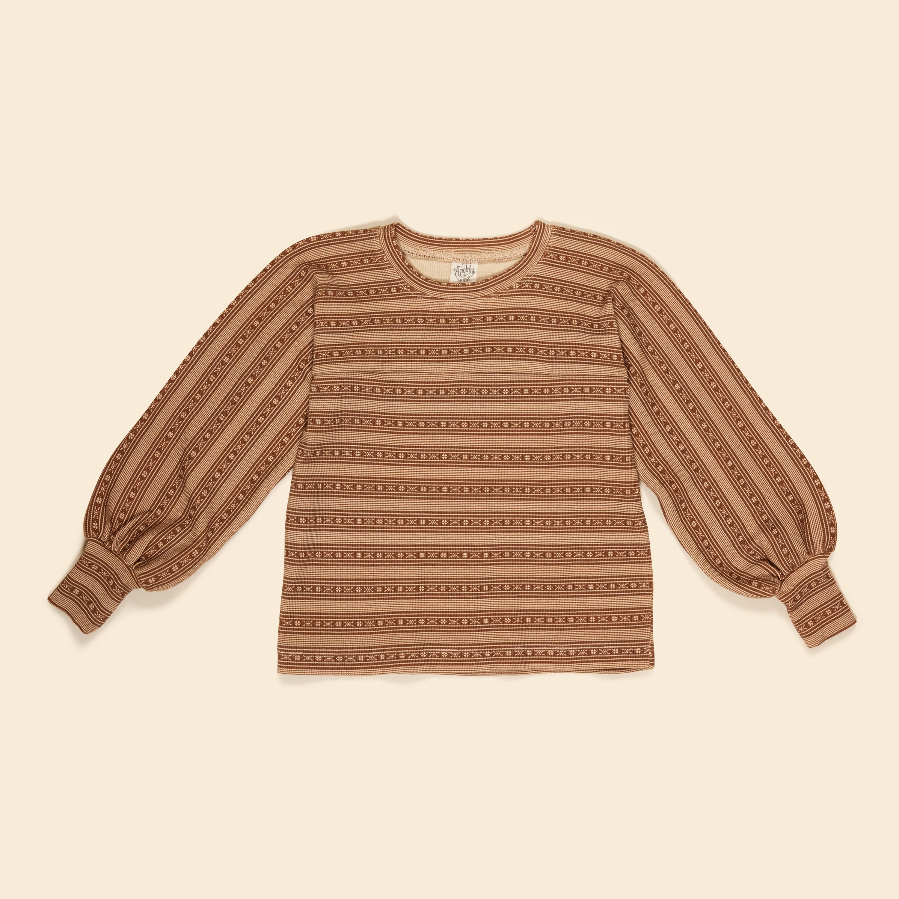 Apolina ROBERTA JERSEY LS TOP - KANNA STRIPE | RESONASON