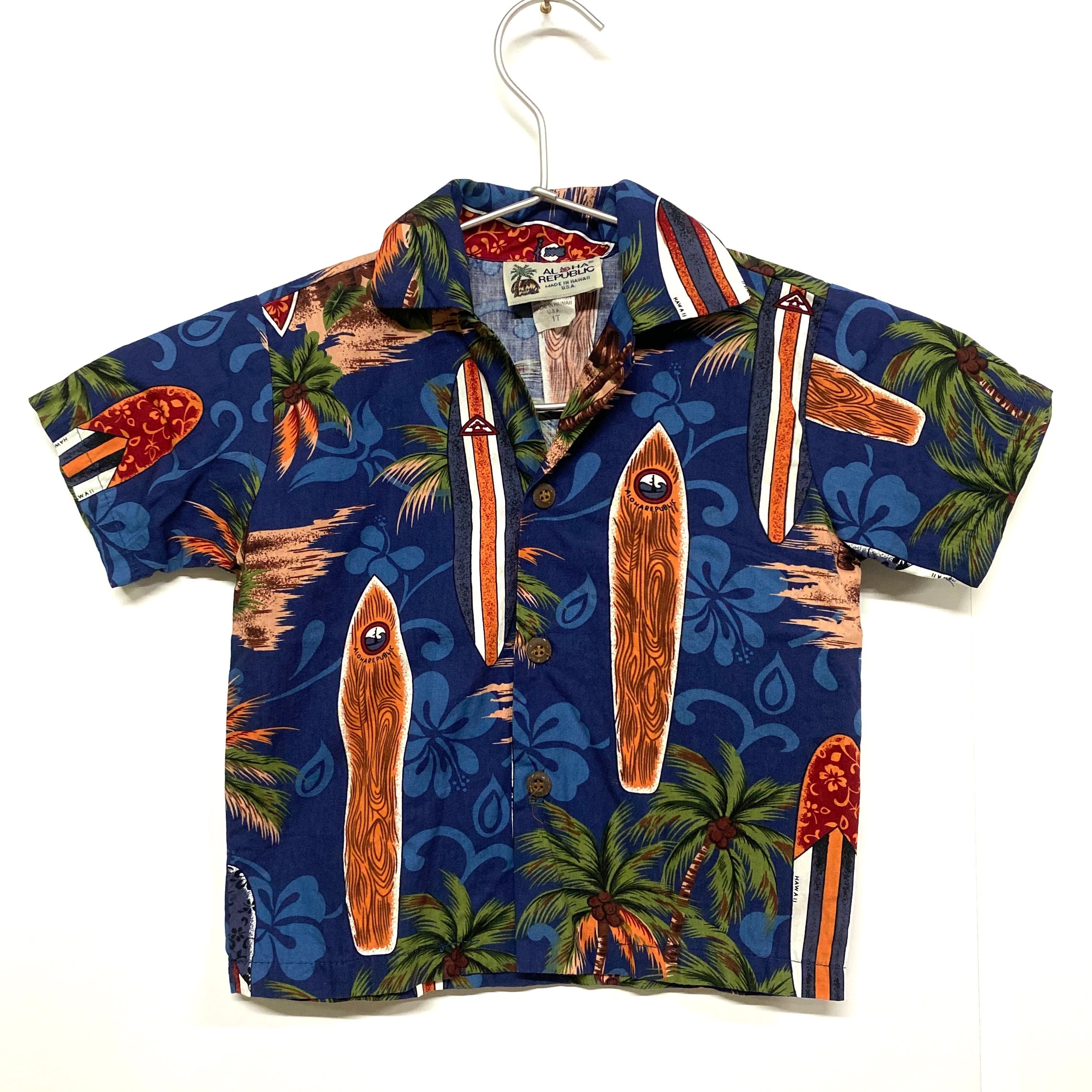 90s ヴィンテージ aloha アロハシャツ 半袖 開襟 チェック柄