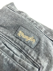 Wrangler "BLACK" DENIM SLACKS MADE IN USA Size W32L34→W33L33.5