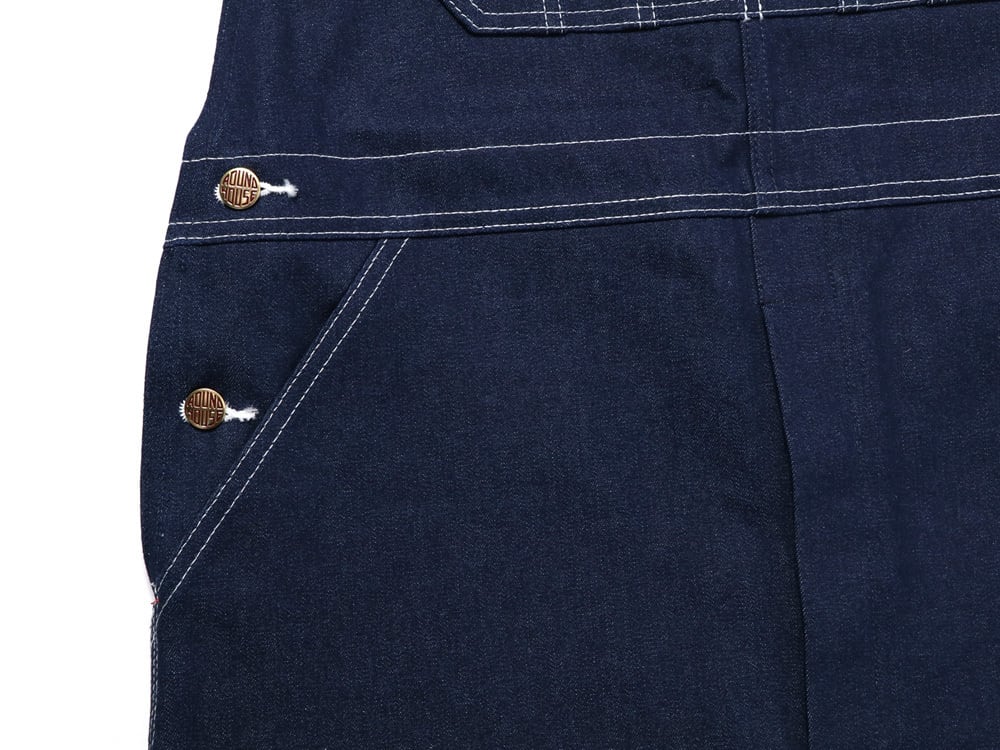 ROUND HOUSE #966 ラウンドハウス デニム オーバーオール サロペット