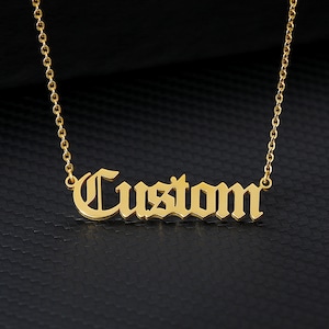 Customised Name Necklace 【Gang Writing】