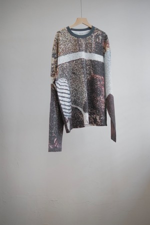 Scenery Print Long Sleeve Tee / PARIS