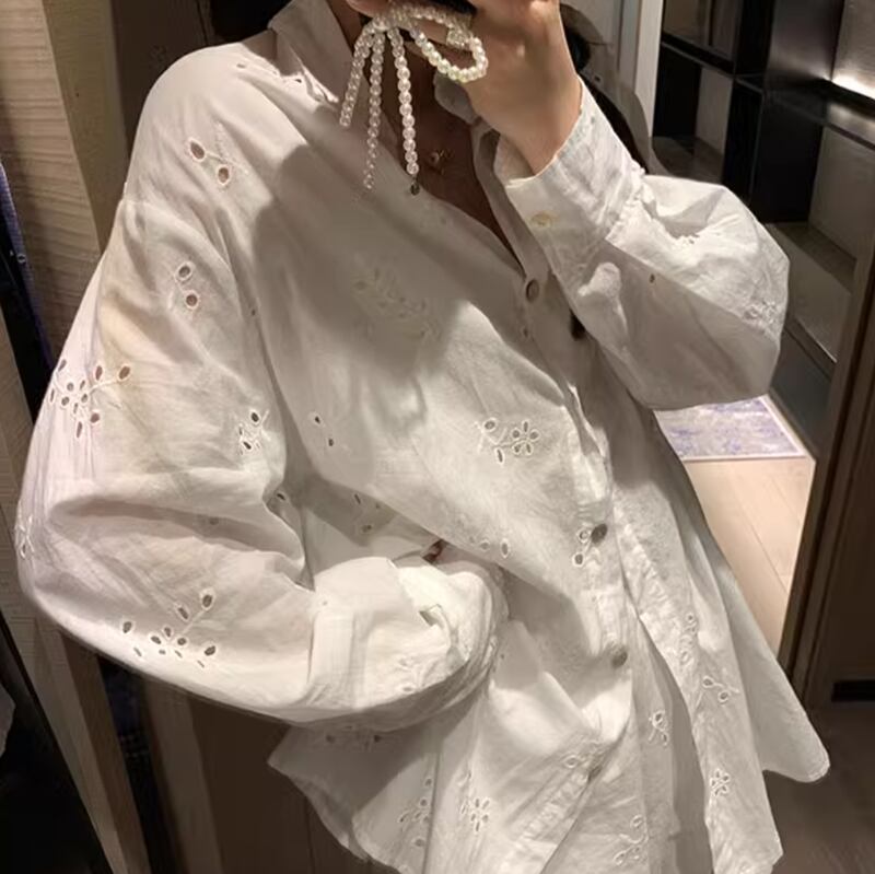 Lacy long sleeve shirt RW0874