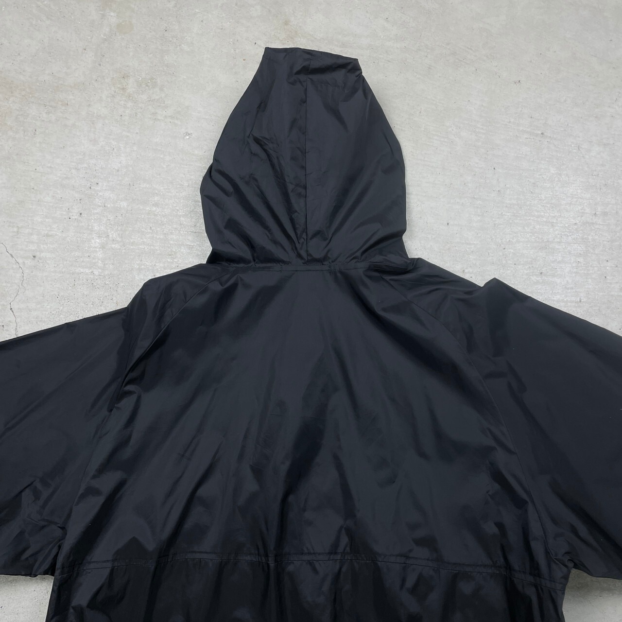 HARRITON ナイロンアノラックパーカーUS企業プリント メンズ2XL 古着 