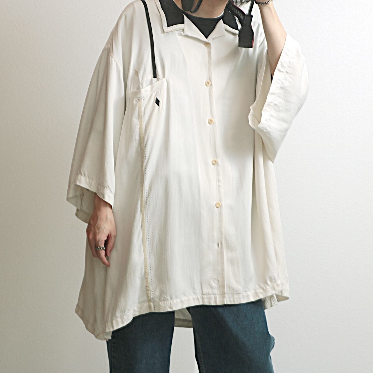 Nat Nast 5X big rockabilly silk shirt used