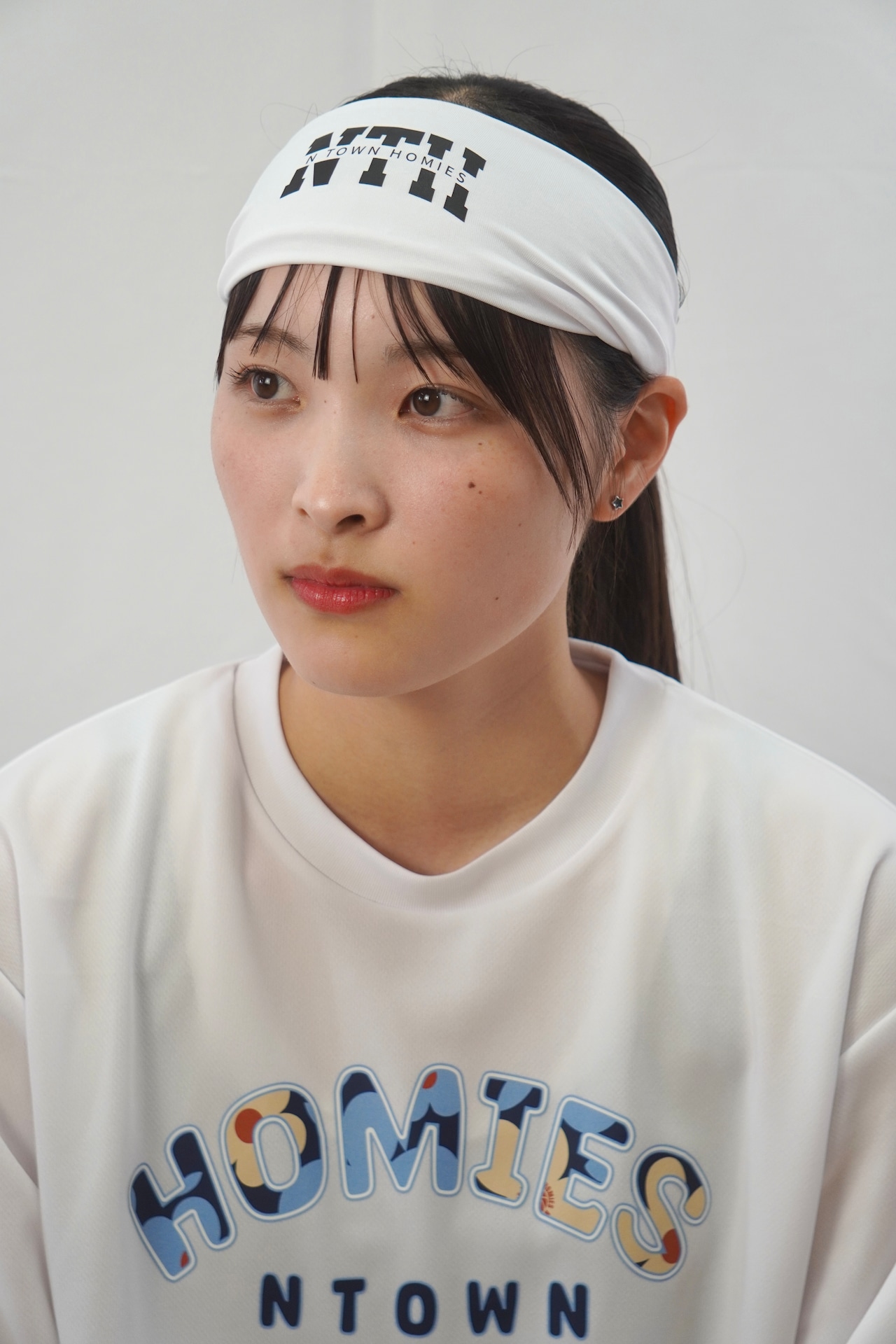 NTH LOGO HAIR BAND color White - 9