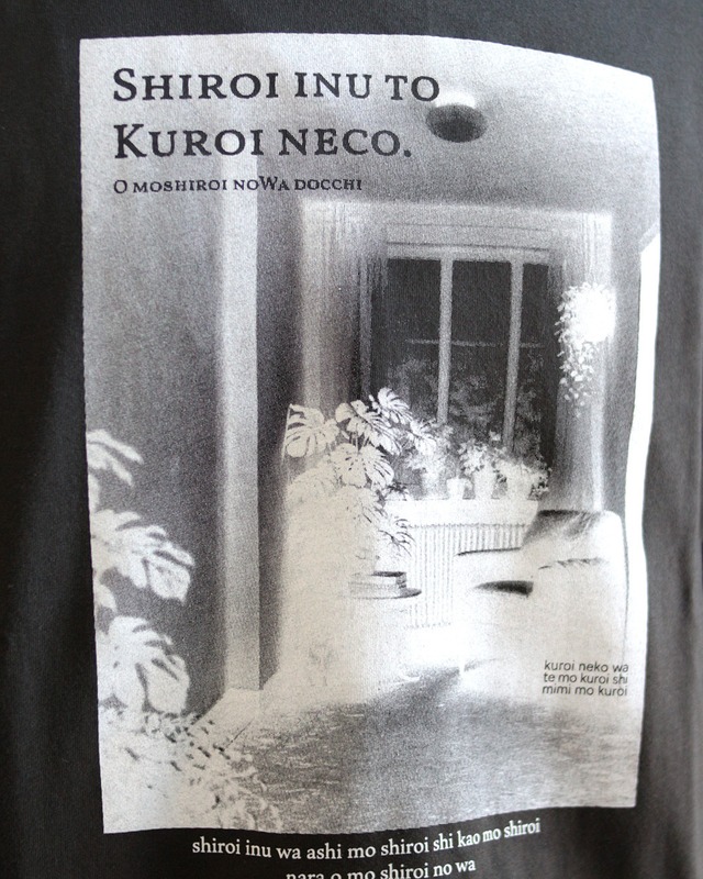 【NomA】5.6oz ビッグシルエットロンT "INU to NECO”　(260216)