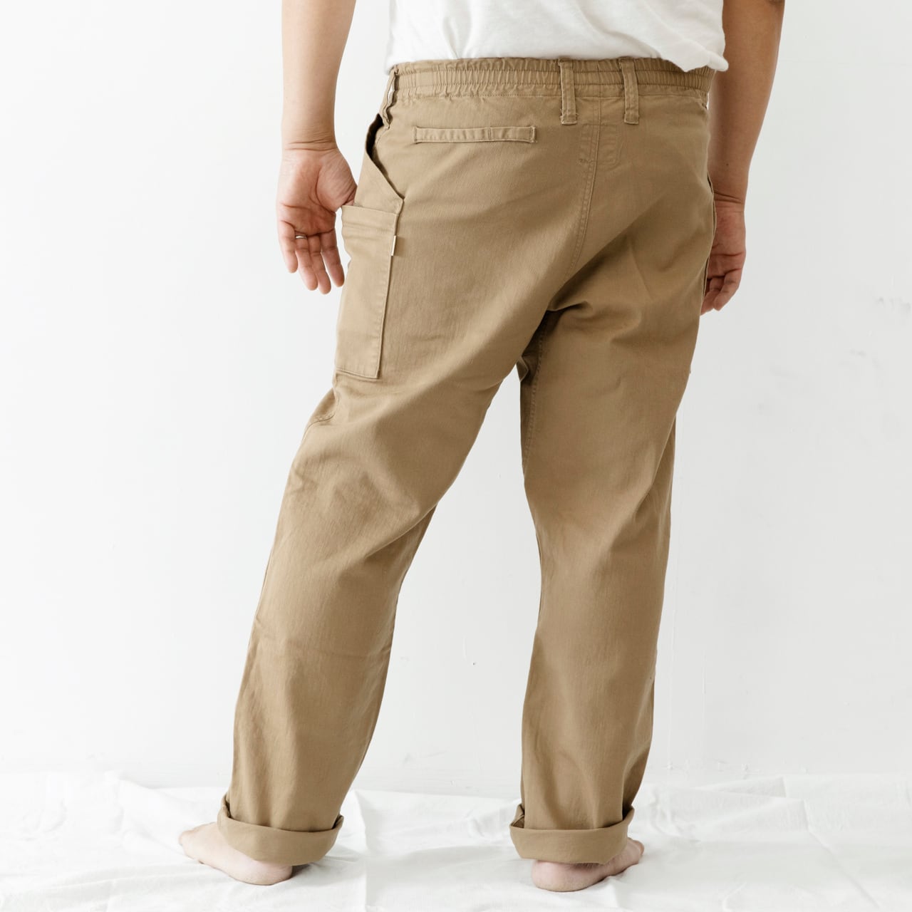 PT-53 作業もんぺ ひらく 伸縮綾織 木枯茶 | SAGYO - 風景をつくって