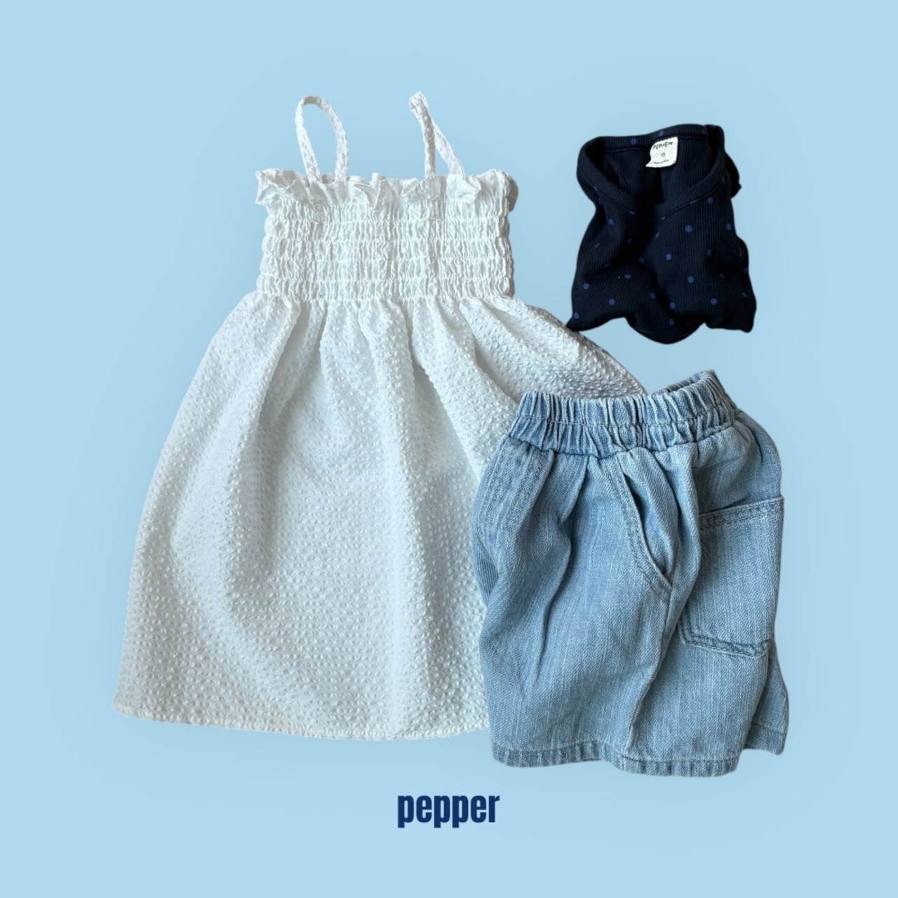 【取寄/韓国直送】PEPPER  26/SM やわらかデニムパンツ