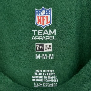 ニューエラ　クルーネック　フットボールTシャツ　パッカーズ　ビッグロゴ　緑