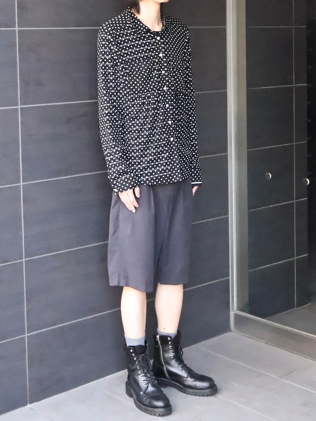 dots sheer shirt