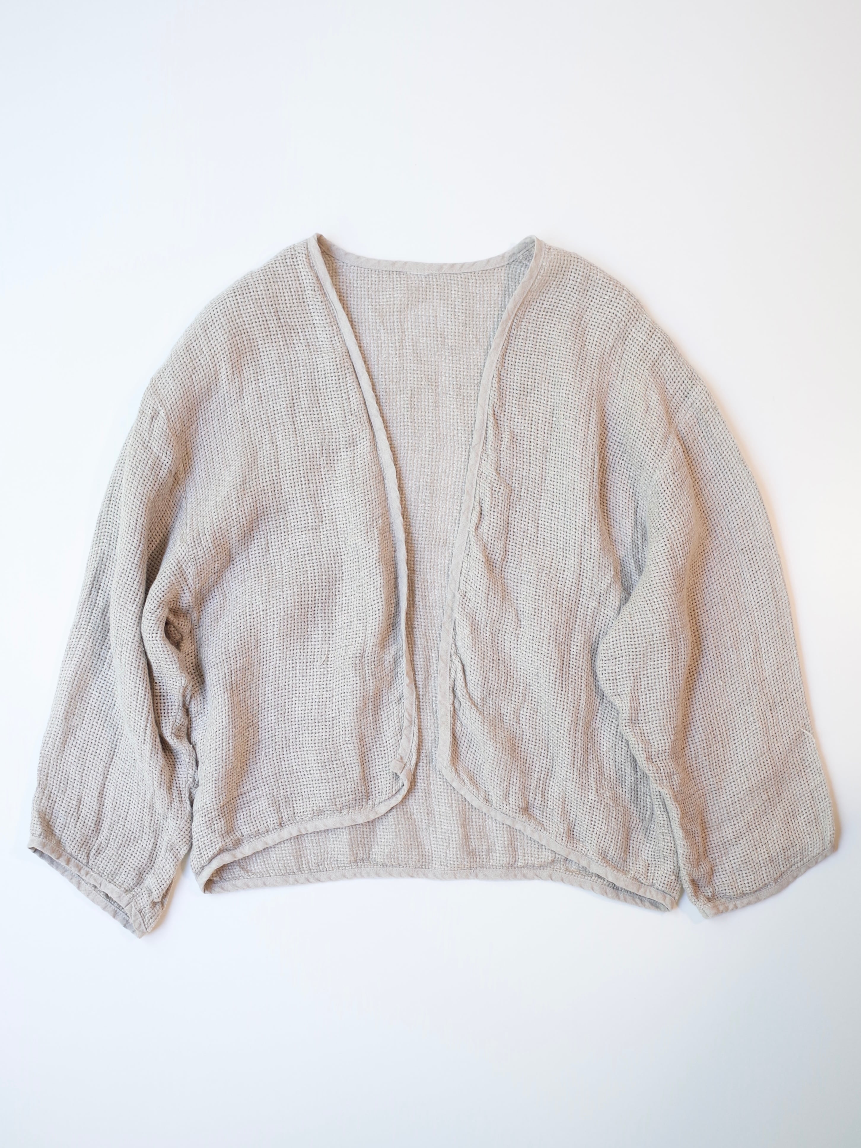 Linen style mesh cardigan