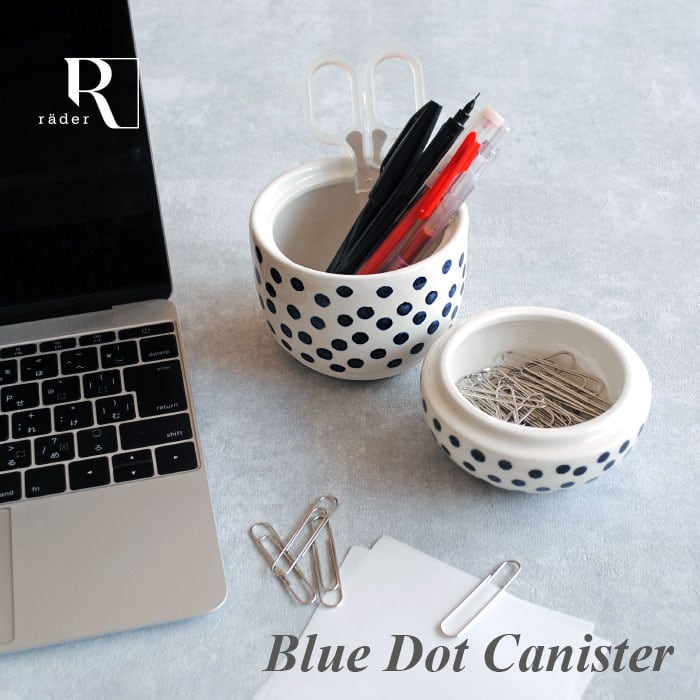 インクブルー小物入れ Dot #837 | rader