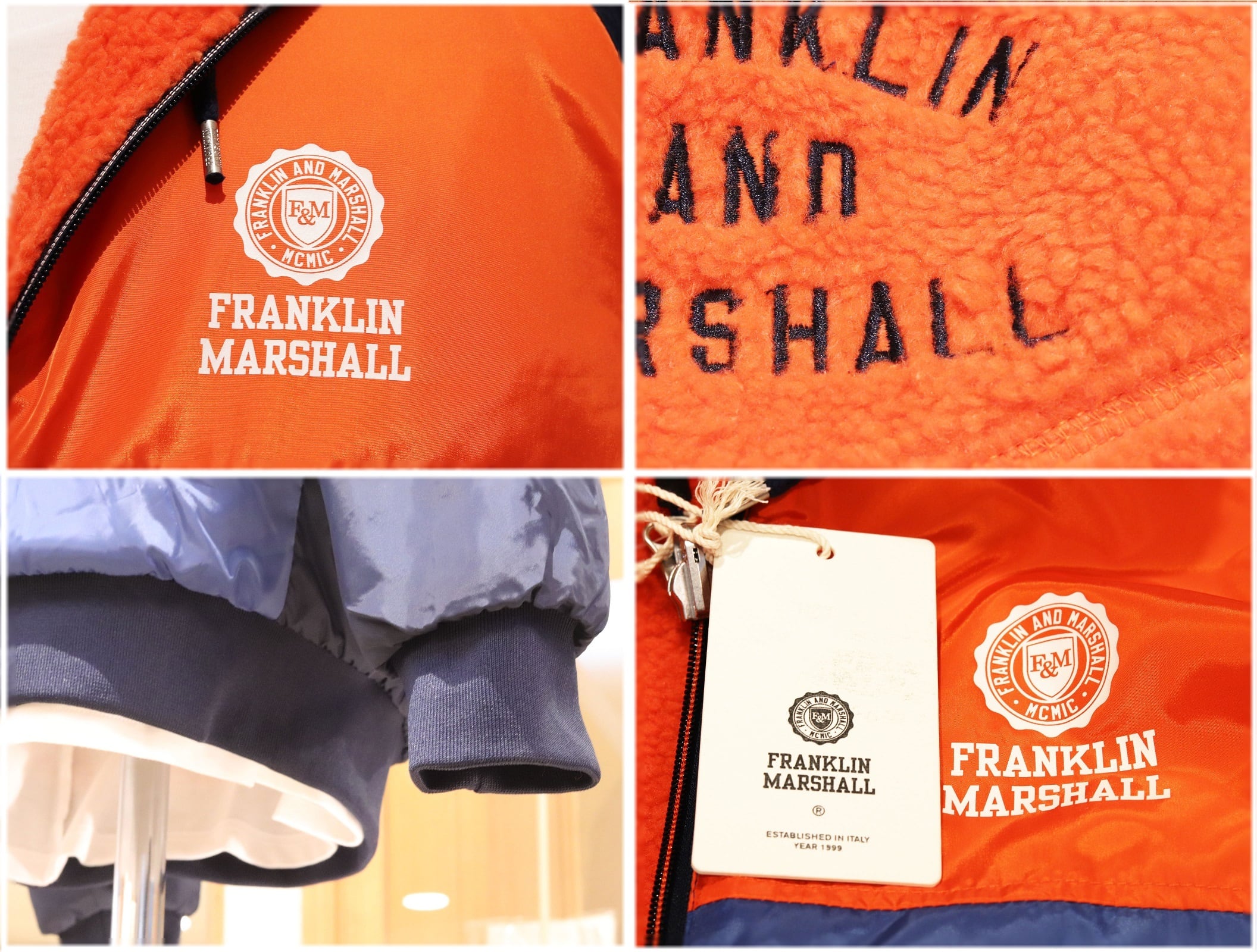【FRANKLIN＆MARSHALL】　 ﾌﾗﾝｸﾘﾝﾏｰｼｬﾙ　　- Italy - 　　　 ﾘﾊﾞｰｼﾌﾞﾙ ﾌﾞﾙｿﾞﾝ | Men's　 apparel　ADAM powered by BASE