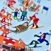 ミットグッチの絵本　文字のない絵本 【Berge 山の中】E22-2d