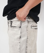 【#Re:room】VINTAGE PANEL SWITCHING WIDE DENIM［REP247］