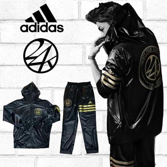 adidas × 24karats  コラボ セットアップ  Ｌsize