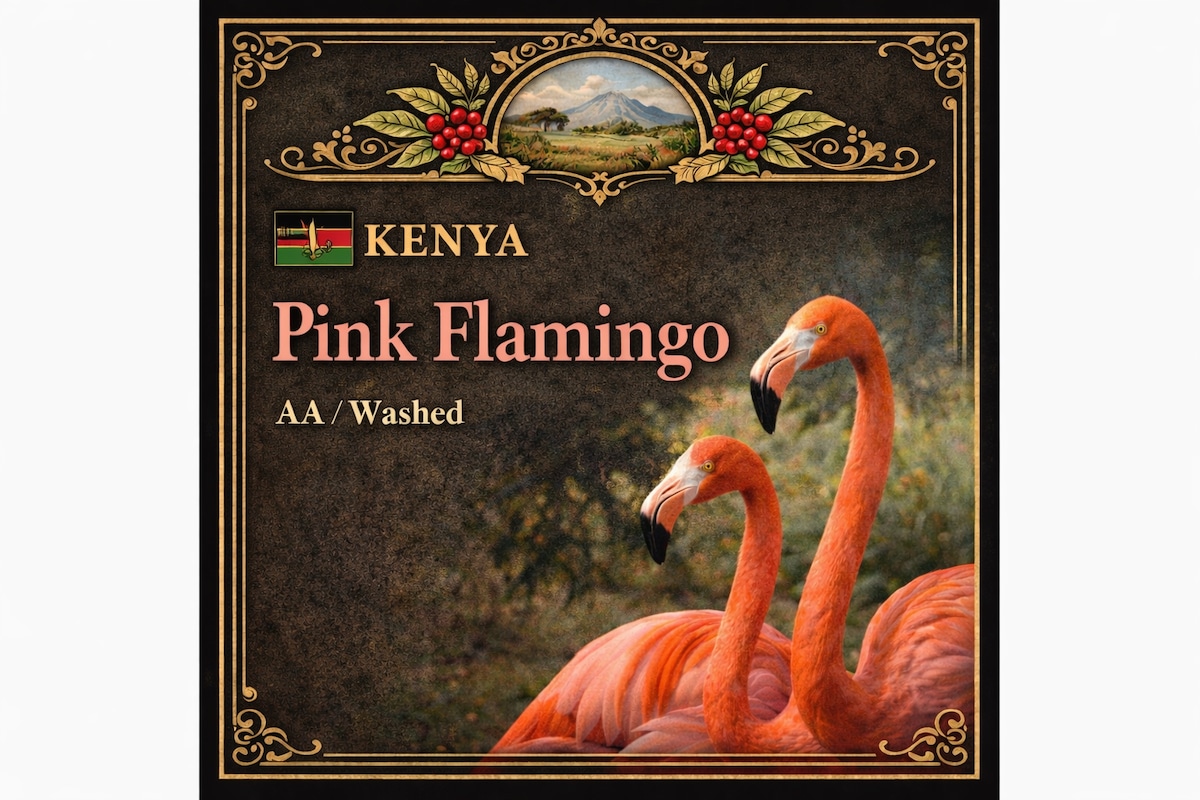 ケニア ピンクフラミンゴ〔100g〕 | 凛黎珈琲《リンレイコーヒー》
