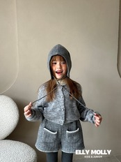韓国子供服 / 26Autumn / ELLY MOLLY / ジャガードニット帽(周囲52〜54cm)*free*