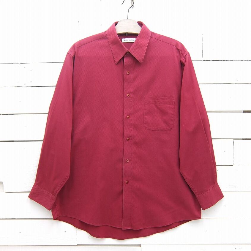 pierre cardin ピエールカルダン 長袖シャツ ワインレッド メンズ L ... ピエールカルダン Pierre Cardin 長袖 コットンシャツ メンズXL /eaa362080