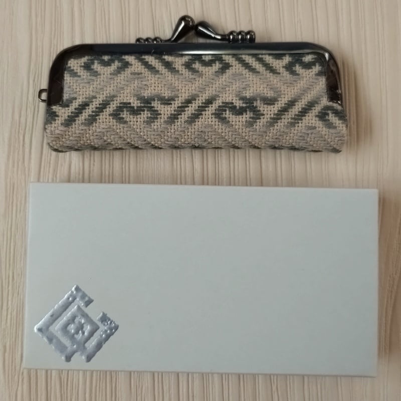 こぎん刺し印鑑ケース | koginning cerisier