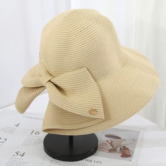 折りたたみ式リボンハット