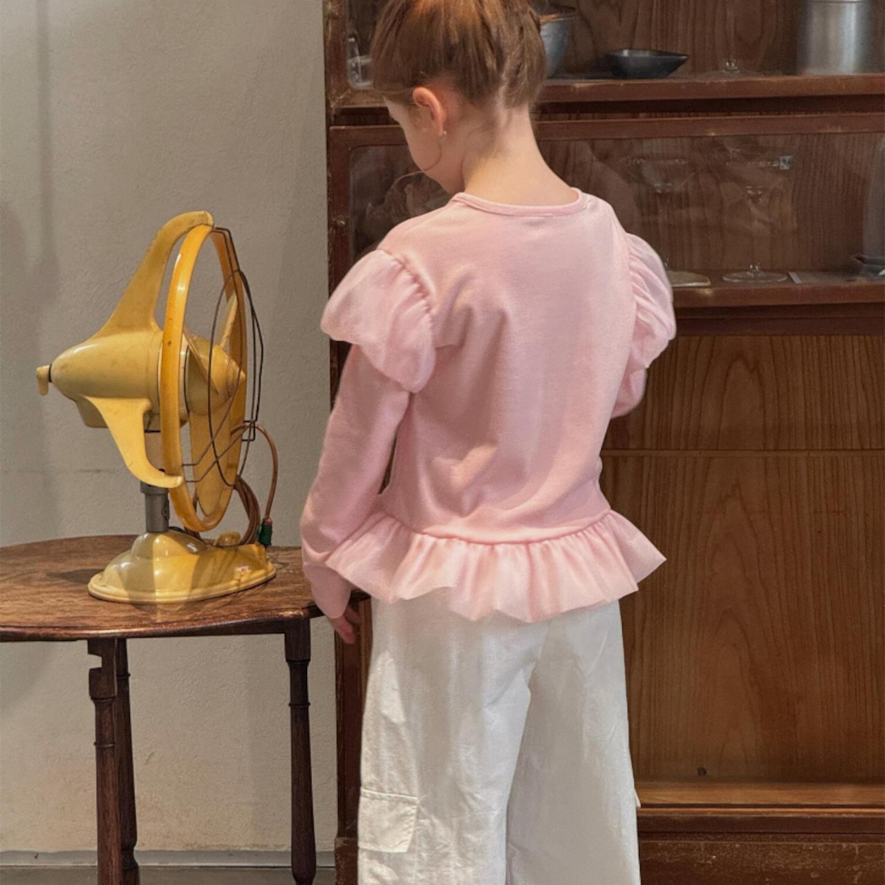 春バルーンスリーヴチュールTシャツ