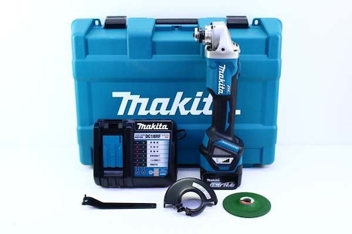 ●未使用 makita マキタ GA410D 充電式ディスクグラインダ 14.4V 100㎜ スライドスイッチ 無線連動対応【10554896】
