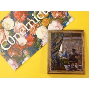 フェルメール/絵画芸術の称賛/名画ヘアクリップ/前髪用ヘアクリップ/子供用ヘアクリップ送料220円〜C0pernicus