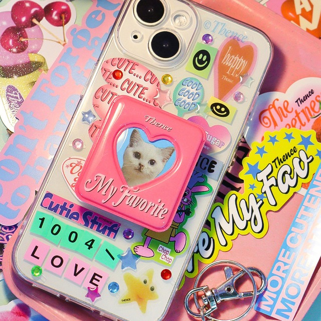 HEART FRAME キーホルダー（PINK）