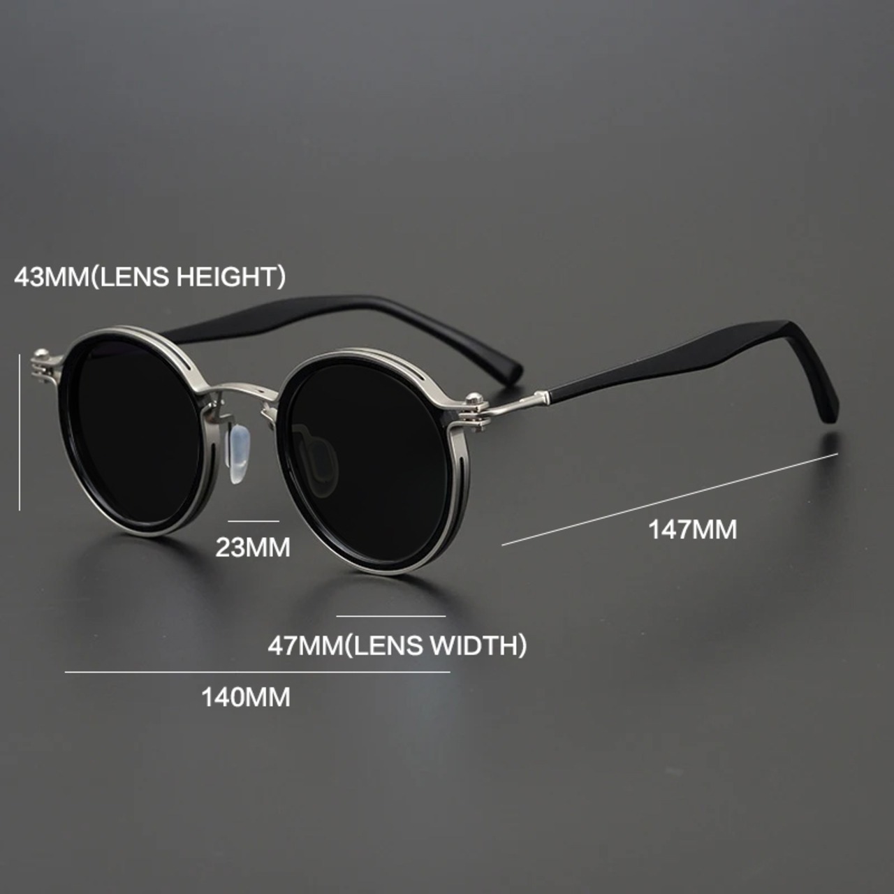Titanium Acetate Sunglasses -oval- / チタン アセテート サングラス -オーバル-