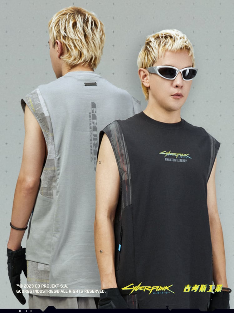 GCORES Industriesサイバーパンク2077 ダウンベスト Lサイズ GCORES Industriesサイバーパンク2077 ダウンベスト Lサイズ