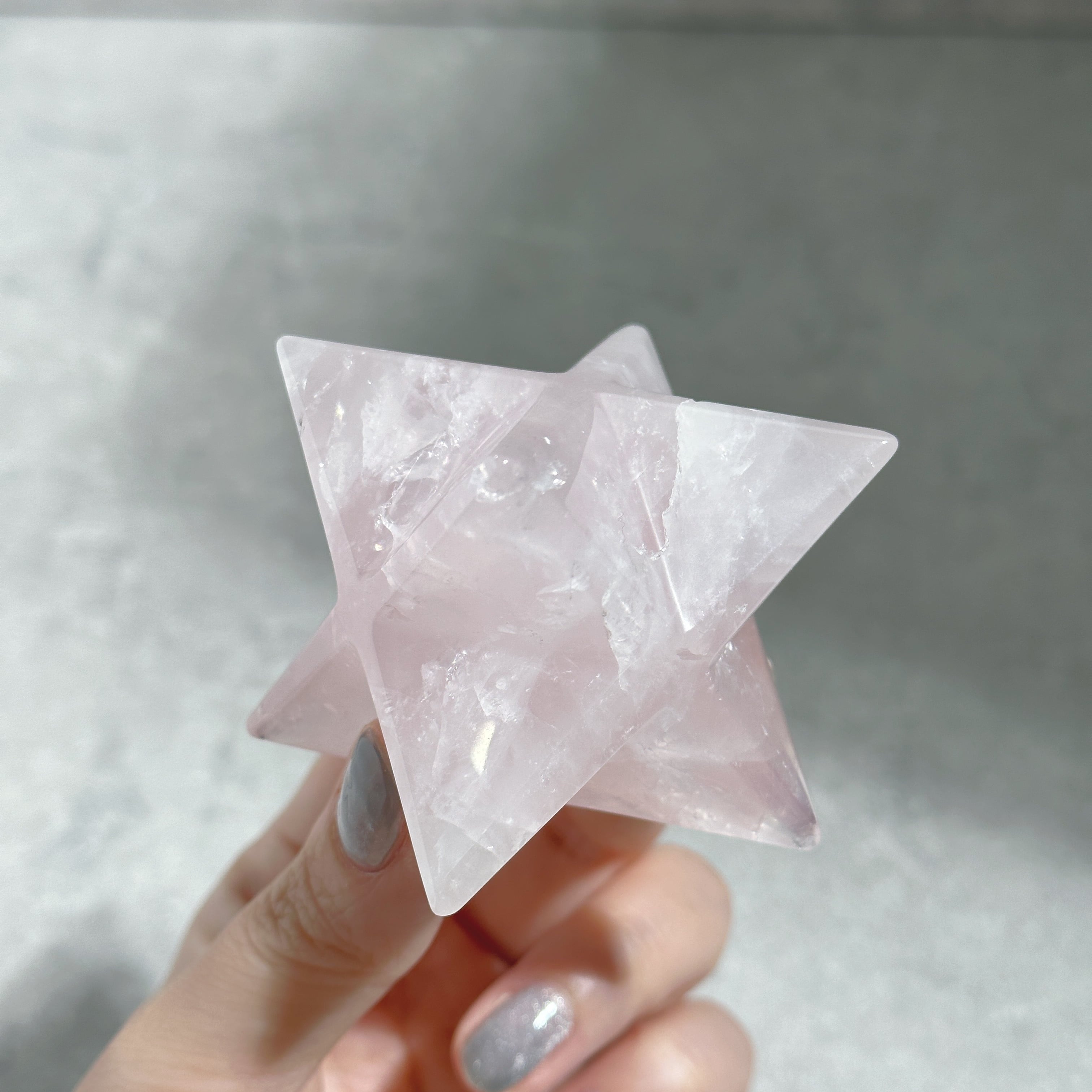 ローズクォーツ マカバ22◇ Rose Quartz ◇天然石・鉱物 ローズクォーツ マカバ22◇ Rose Quartz ◇天然石・鉱物