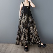 切替柄 ワイド サロペット  30160