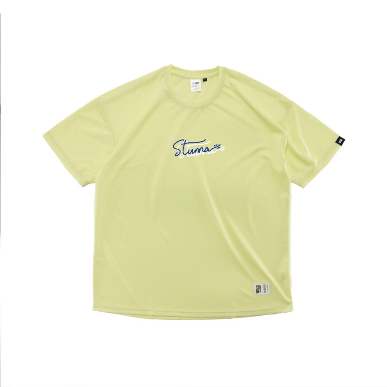 W flow  logo T-shirts ライトイエロー ※上側ロゴのみ色選択可能