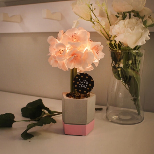 cutie cherry blossom pot mood light 2colors / 桜 フラワー ライト