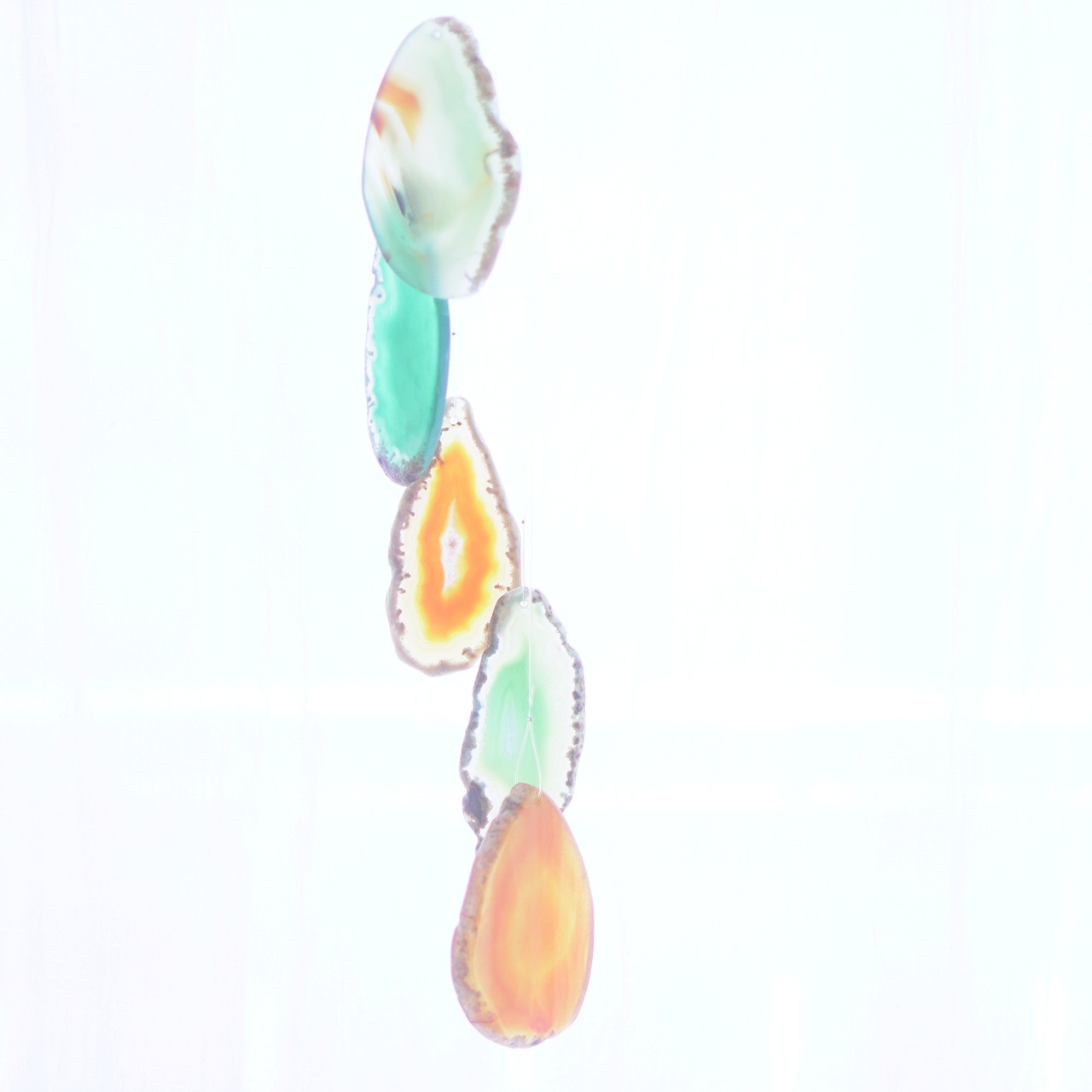 KINMOKUSEI 03 - アゲートヒーリングチャイム / Agate Sun Catcher Wind Chime 329