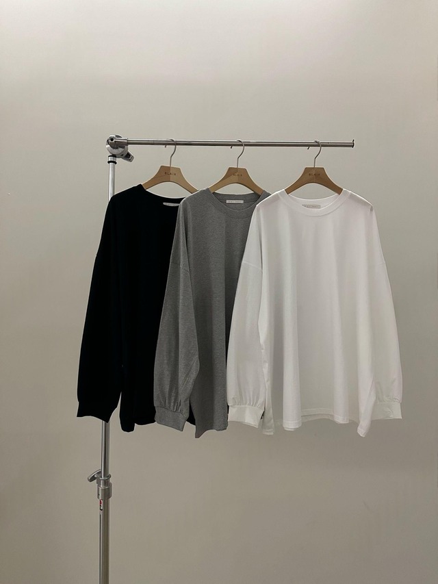 Balloon Sleeve Oversized Long T-Shirt