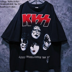 【doppio】vintage “KISS ALIVE/WORLDWIDE '96-'97” band tour T-shirt