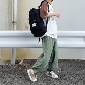 Ripstop suspenders pants (khaki)