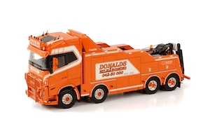 WSI　1/50　VOLVO FH5 GLOBETROTTER 8X4 FALKOM - 4 AXLE   DONALDS BILBÄRGNING