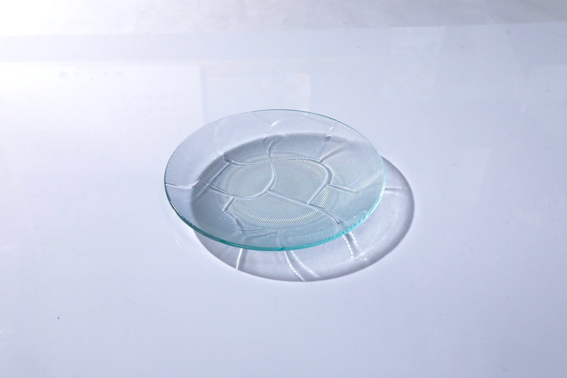 昭和型ガラス「からたち」 皿 円形 小(Φ120mm)