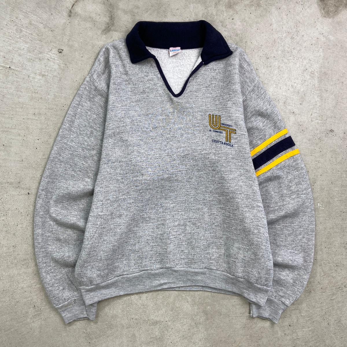 70年代 USA製 バータグ Champion チャンピオン スキッパースウェット 